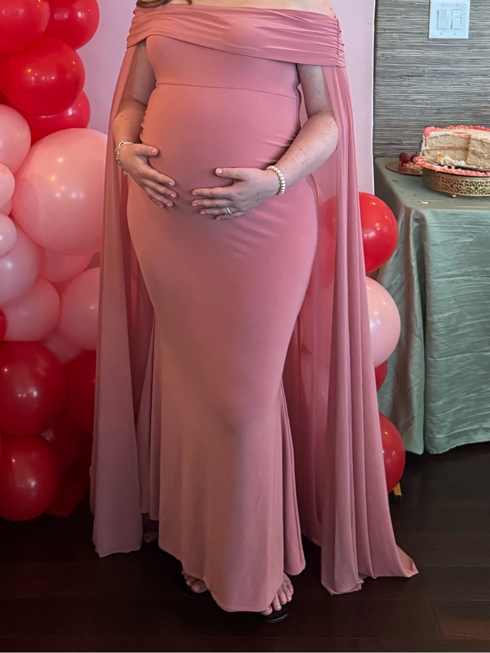 Club L London Pink Maternity Dress